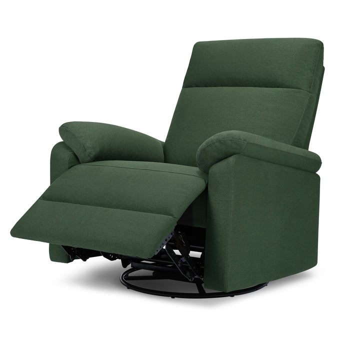 M24388PNG,Suzy Electronic Swivel Recliner in Pine Green