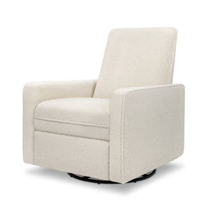 M19387WB,DaVinci,Penny Swivel Recliner in Ivory Boucle