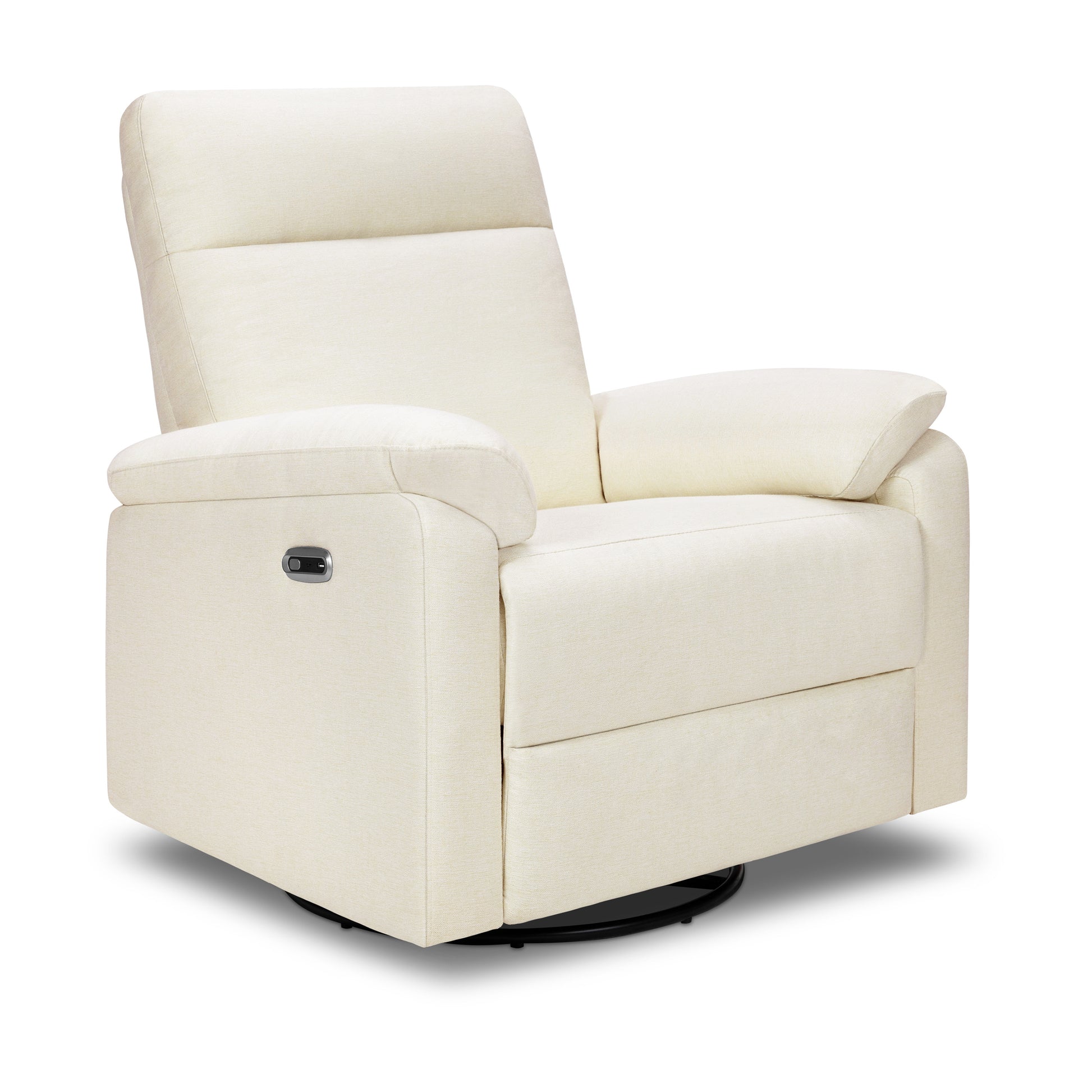 M24388VN,Suzy Electronic Swivel Recliner in Vanilla