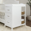 M12891W,DaVinci,Charlie 4-in-1 Convertible Crib & Changer in White