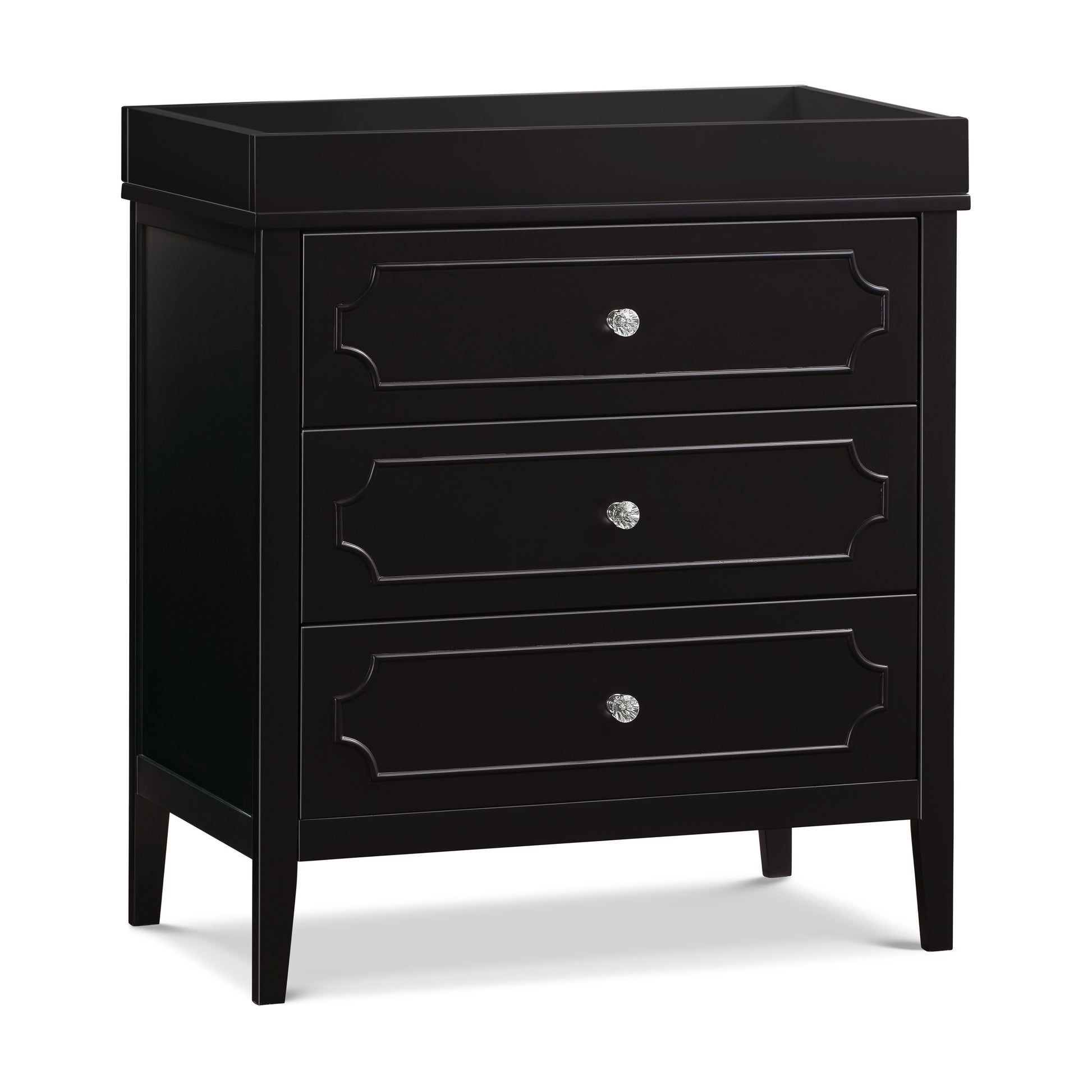 M11423E,DaVinci,Chloe Regency 3-Drawer Dresser in Ebony