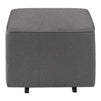 M13985GY,DaVinci,Davinci Universal Gliding Ottoman in Dark Grey Finish