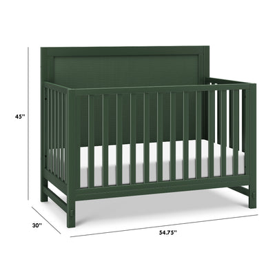 M24941FRGR,DaVinci,Margot 4-in-1 Convertible Crib in Forest Green