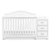 M12891W,DaVinci,Charlie 4-in-1 Convertible Crib & Changer in White