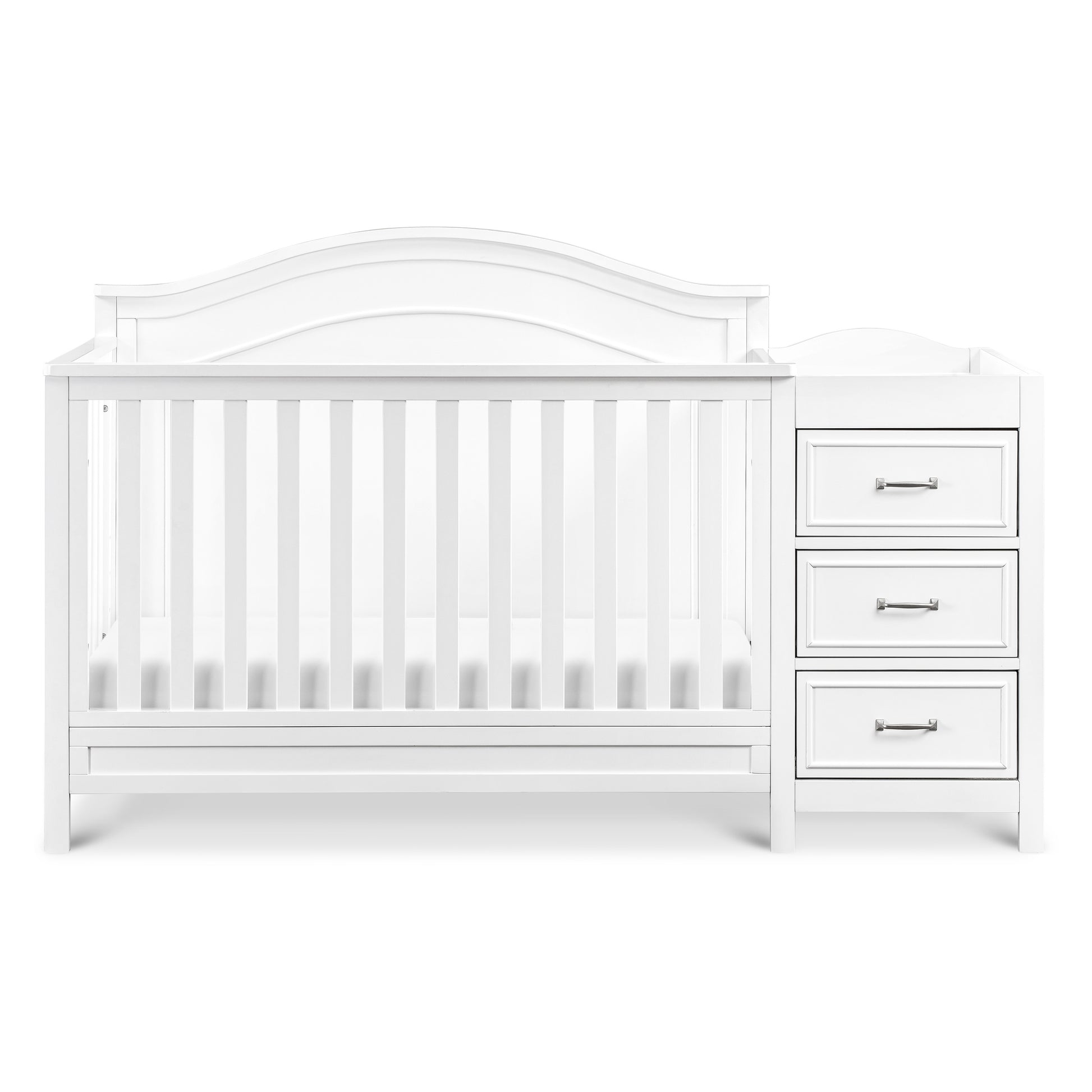 M12891W,DaVinci,Charlie 4-in-1 Convertible Crib & Changer in White