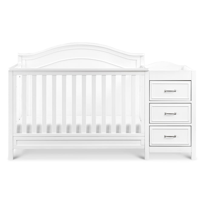 M12891W,DaVinci,Charlie 4-in-1 Convertible Crib & Changer in White