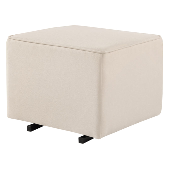 M13985CM,DaVinci,Davinci Universal Gliding Ottoman in Cream Finish with Cream Piping
