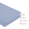 T29637DP,Babyletto,Dewdrop Quilted Muslin Changing Pad Cover in GOTS Certified Organic Cotton