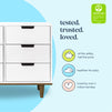 W4926WL,Marley 6-Drawer Double Dresser in White/Walnut