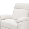 M24387FCS,DaVinci,Suzy Swivel Recliner in Fog Chatham Stripe Performance Eco-Weave