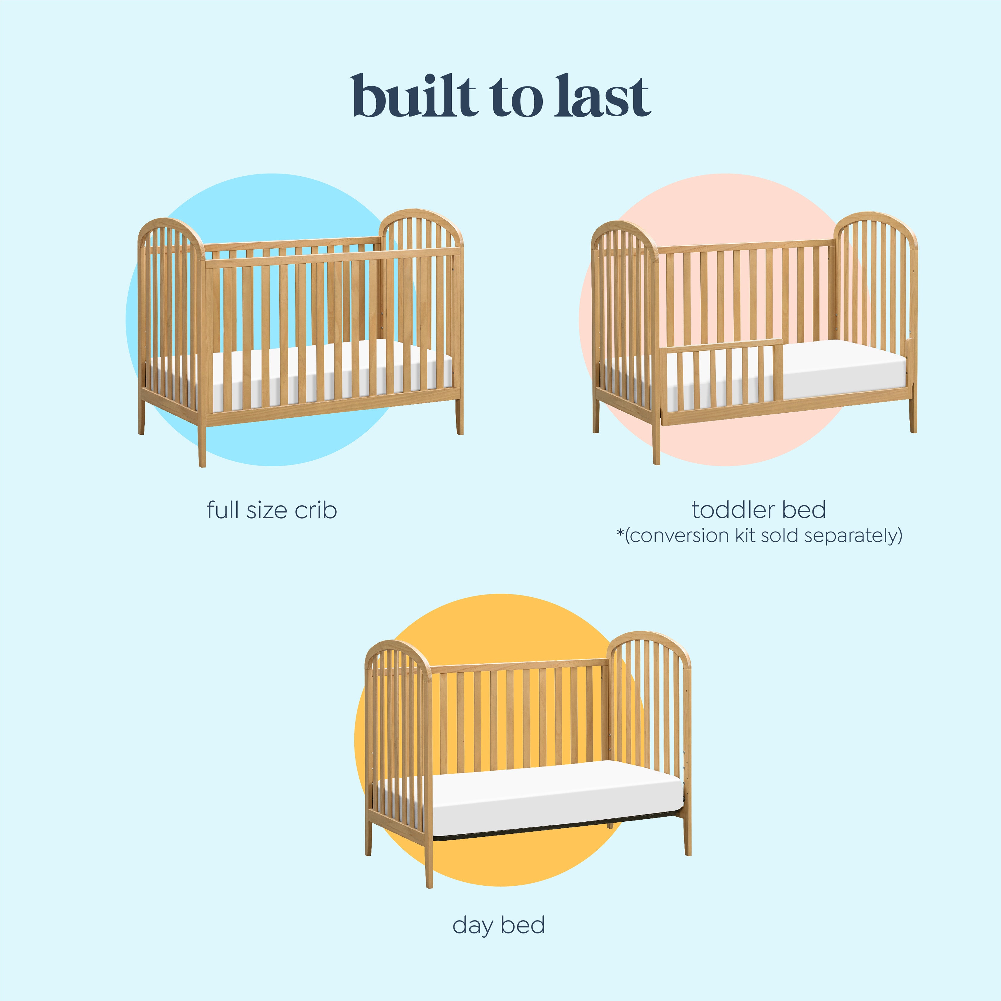 Bed with crib built in online