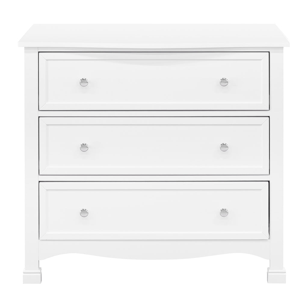 M5523W,Kalani 3-Drawer Dresser in White Finish