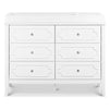 M11426W,DaVinci,Chloe Regency 6-Drawer Dresser in White