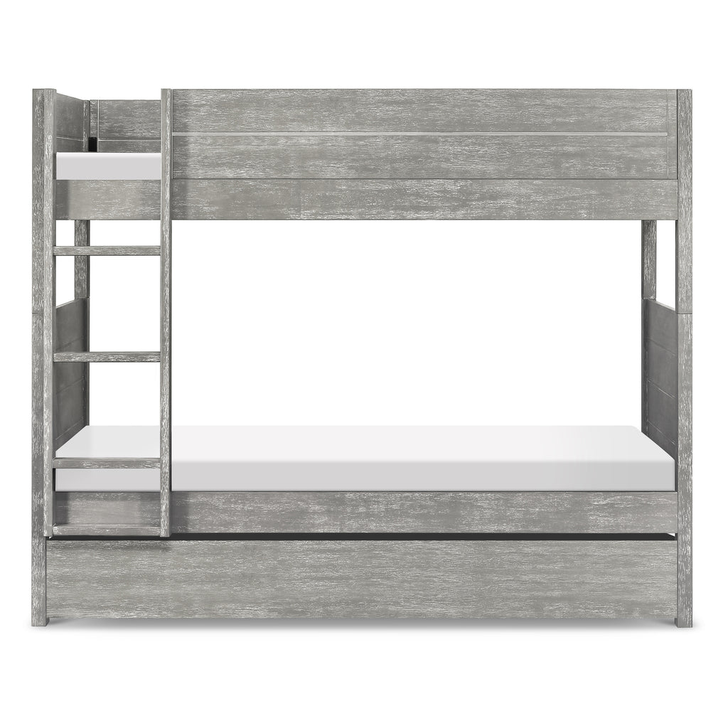 M19173CTG,Universal Twin Storage Trundle Bed in Cottage Grey