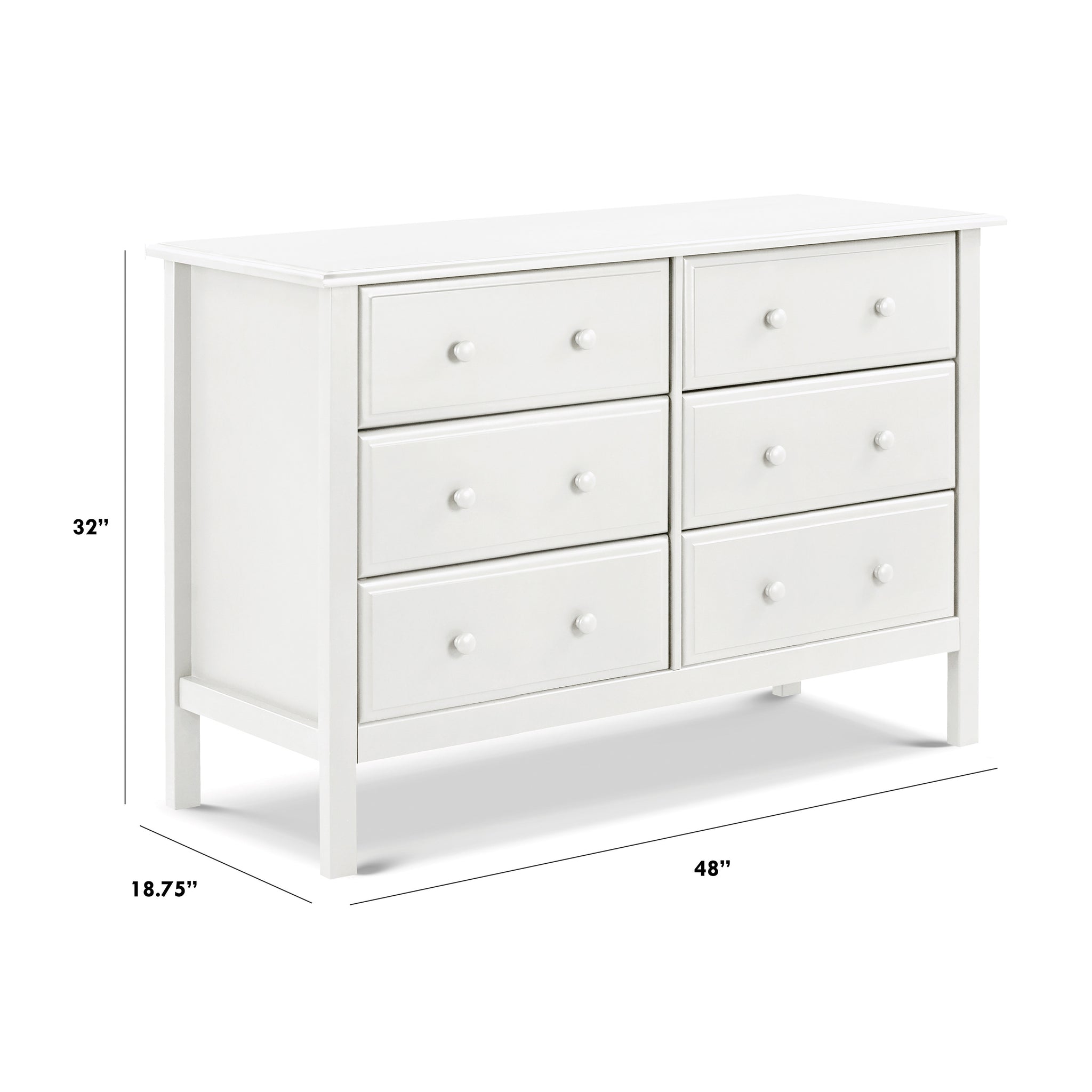 DaVinci Jayden 6-Drawer Double Wide Dresser – DaVinci Baby