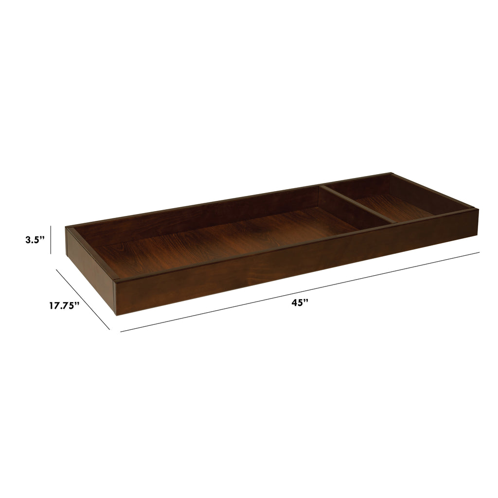 M0619Q,Universal Wide Removable Changing Tray in Espresso Finish