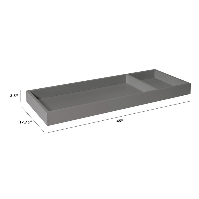 M0619SL,Universal Wide Removable Changing Tray in Slate