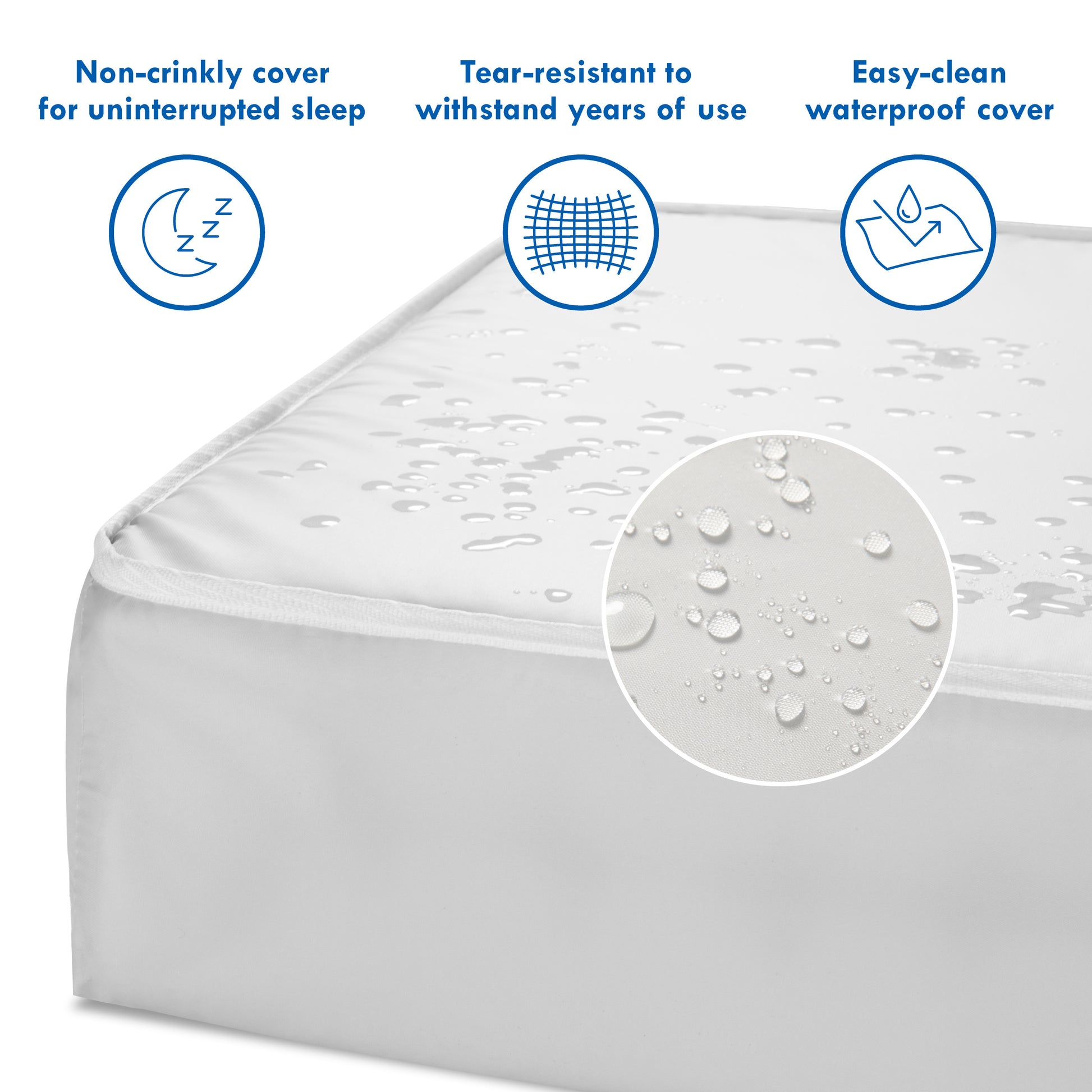 M5382C,DaVinci,Deluxe Coil Extra Firm Mini Crib Mattress 100% Non-Toxic & Waterproof