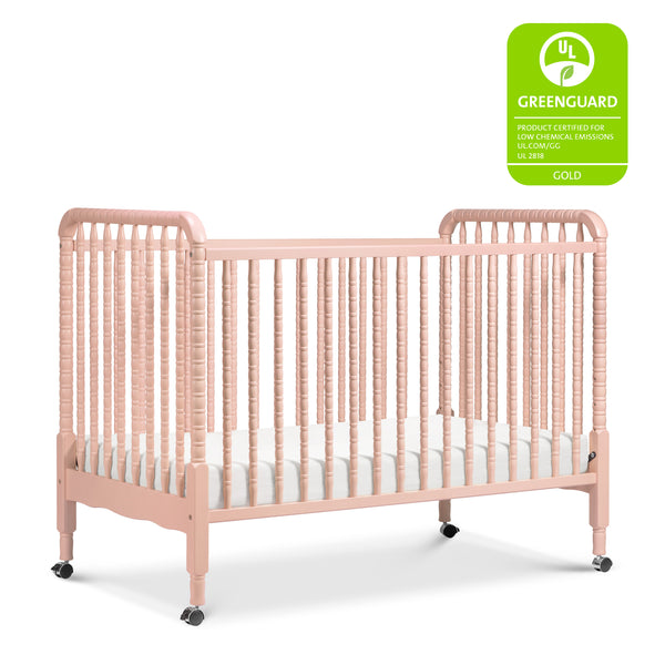 Jenny Lind 3-in-1 Convertible Crib Blush Pink