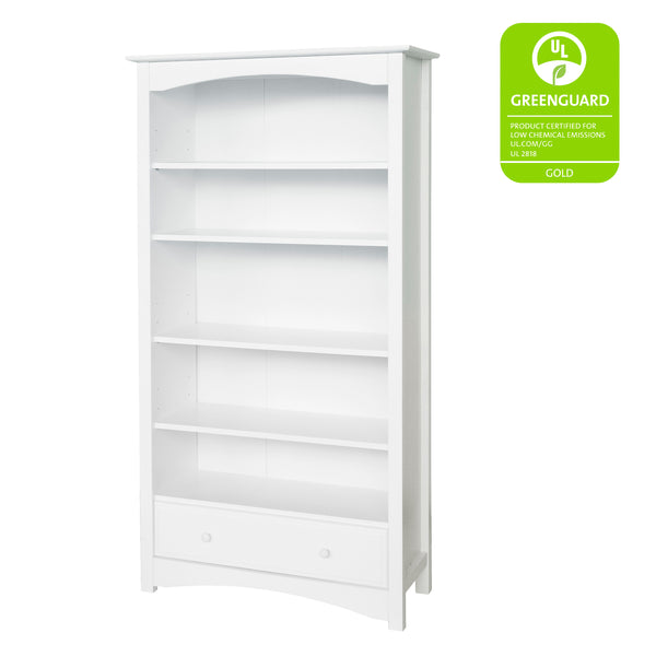 M5926W,MDB Bookcase In White Finish White