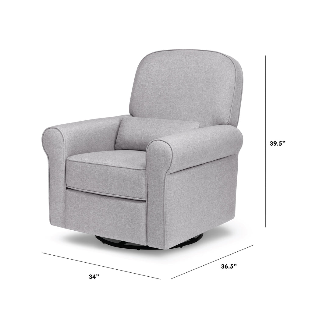 M10687MIG,Ruby Recliner and Glider in Misty Grey