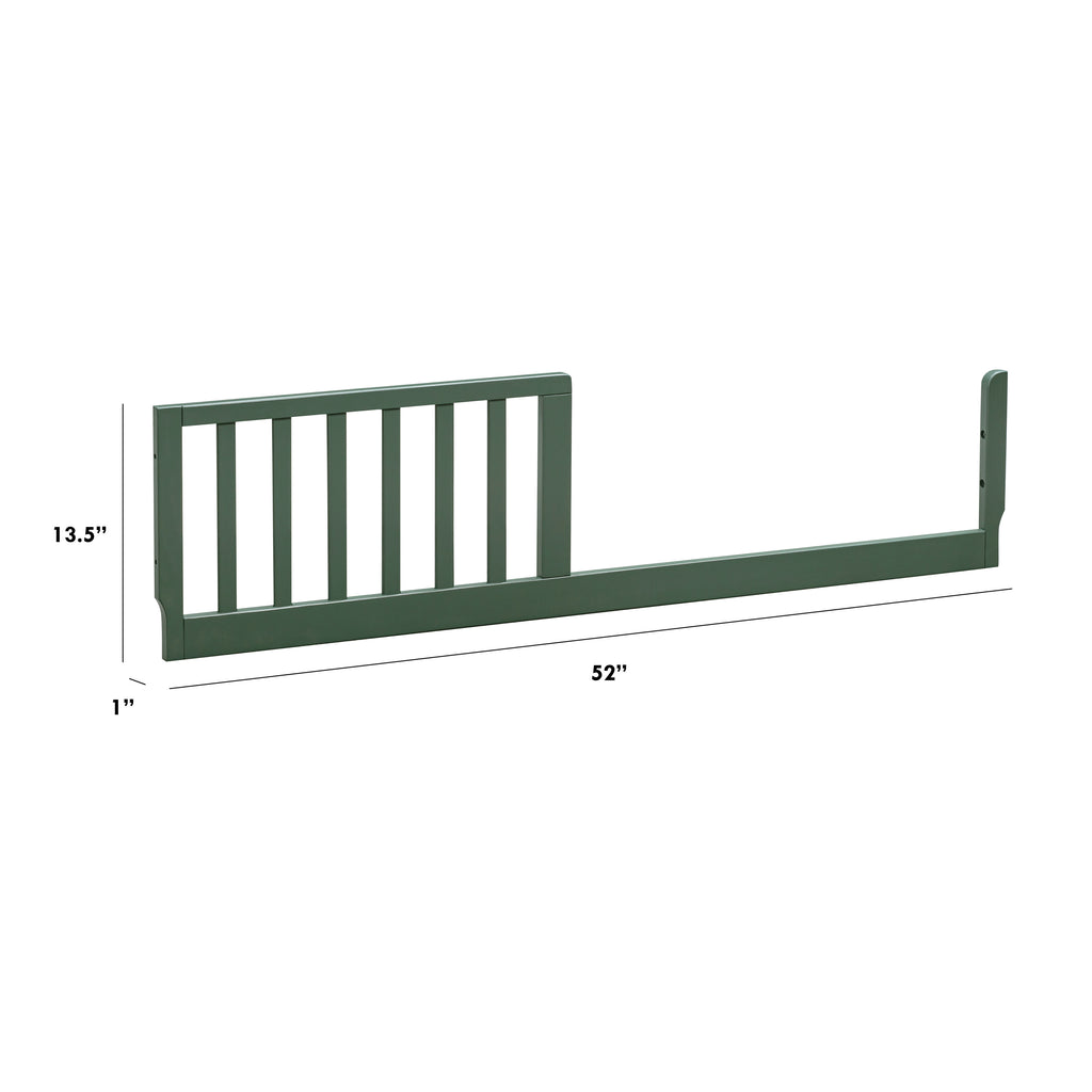 M3899FRGR,Toddler Bed Conversion Kit in Forest Green