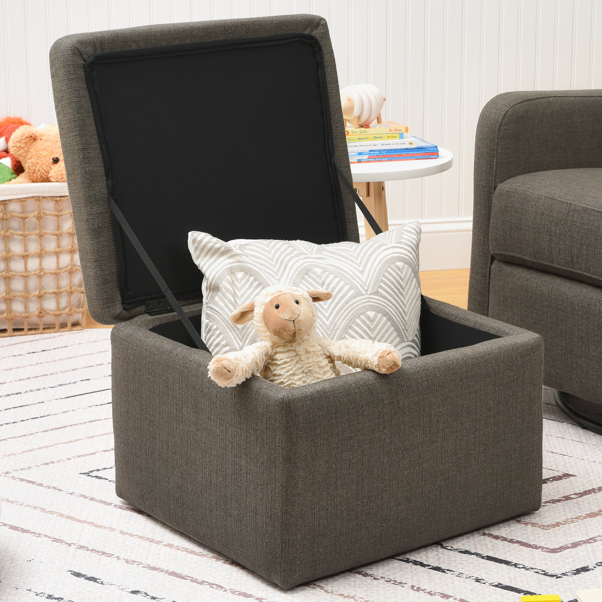 Adrian Swivel Glider with Storage Ottoman DaVinci Baby