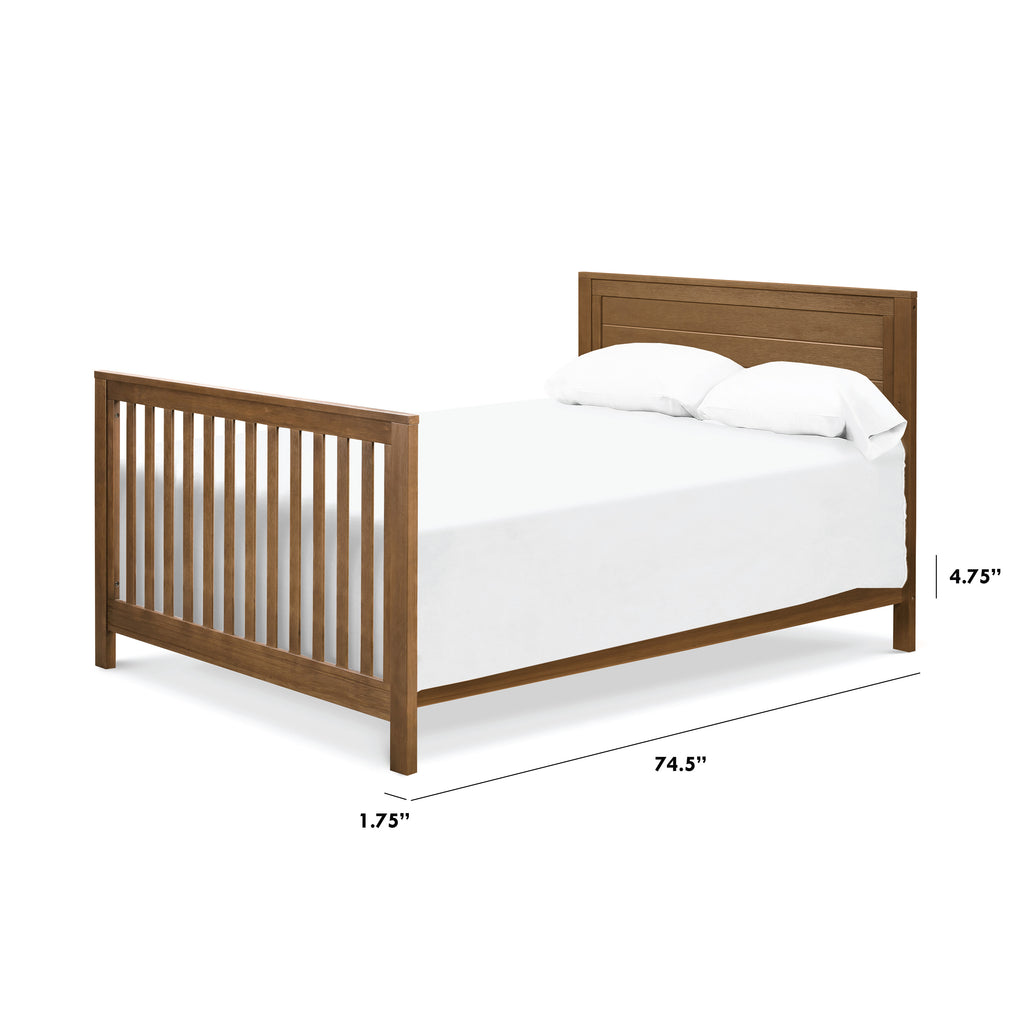 M5789SW,Hidden Hardware Twin/Full Size Bed Conversion Kit in Stablewood