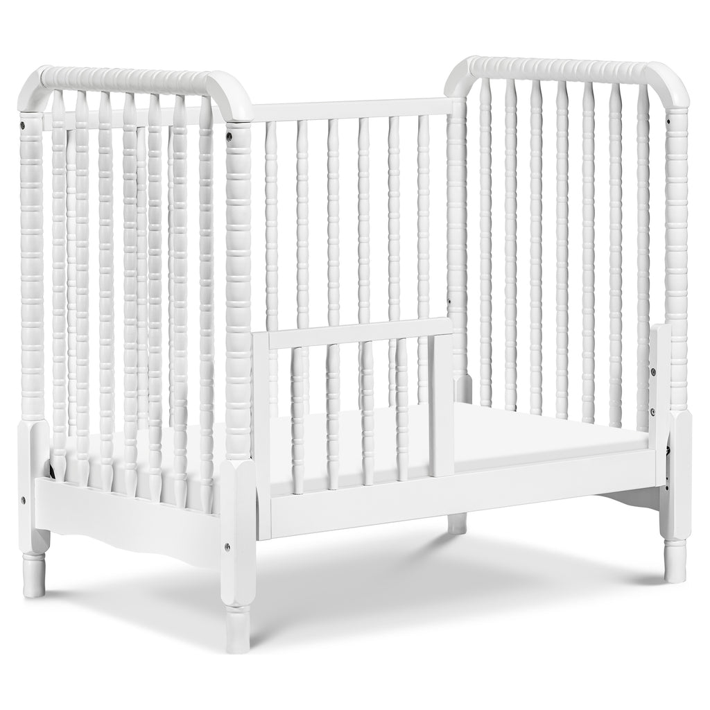 M7398W,Jenny Lind 3-in-1 Convertible Mini Crib in White
