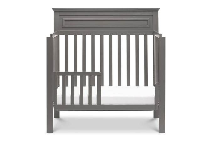 M4398SL,Autumn 2-in-1 Mini Crib and Twin Bed In Slate