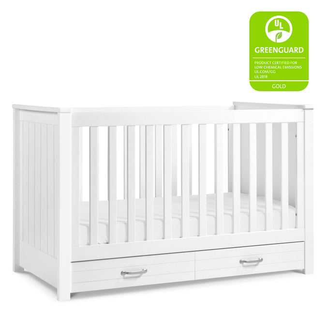 M13801W,DaVinci,Asher 3-in-1 Convertible Crib in White Finish