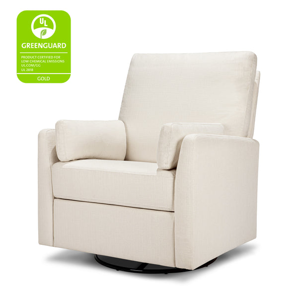 F24687PCM,Ethan Swivel Recliner in Performance Cream Linen Performance Cream Linen