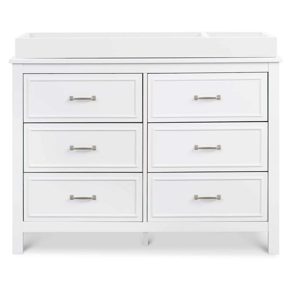 M12826W,Charlie 6-Drawer Double Dresser in White
