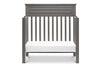 M4398SL,Autumn 2-in-1 Mini Crib and Twin Bed In Slate