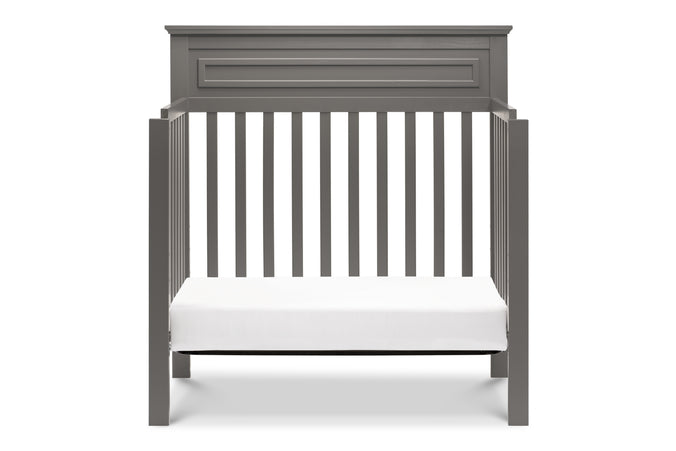 M4398SL,Autumn 2-in-1 Mini Crib and Twin Bed In Slate