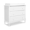 M7323W,Jenny Lind Spindle 3-Drawer Dresser in White