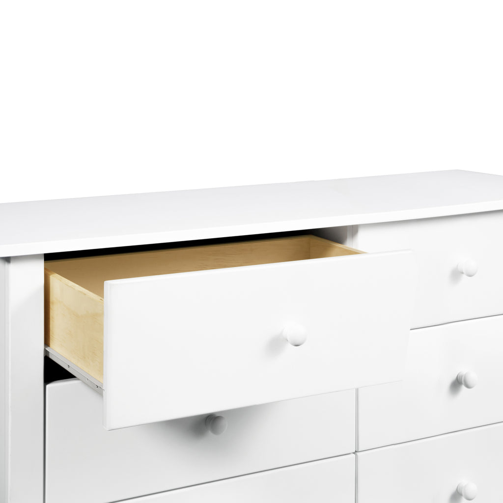 F11526W,Morgan 6-Drawer Double Dresser in White