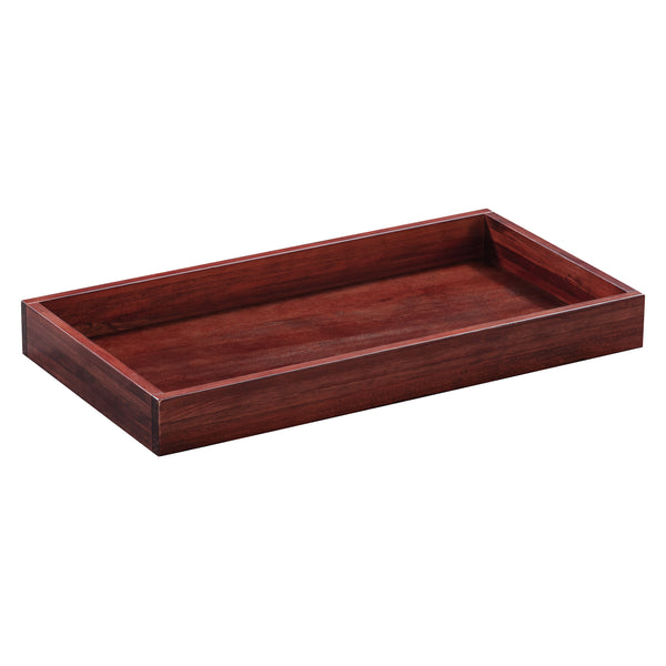 M0219CTG,Universal Removable Changing Tray in Cottage Grey Rich Cherry