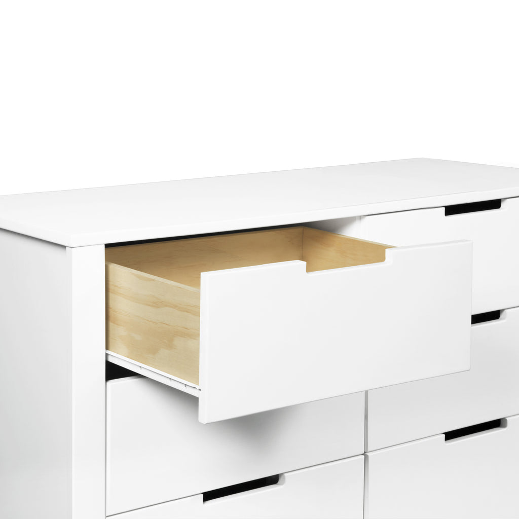 F11926W,Colby 6-Drawer Double Dresser in White