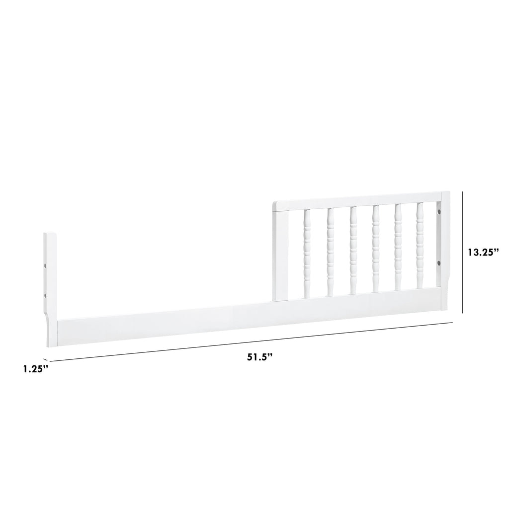M3199W,Jenny Lind Toddler Bed Conversion Kit in White Finish