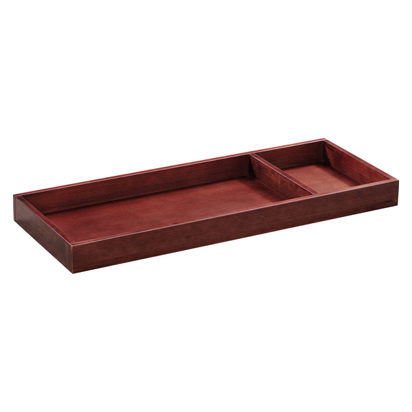 M0619CT,Universal Wide Removable Changing Tray in Chestnut Finish Rich Cherry