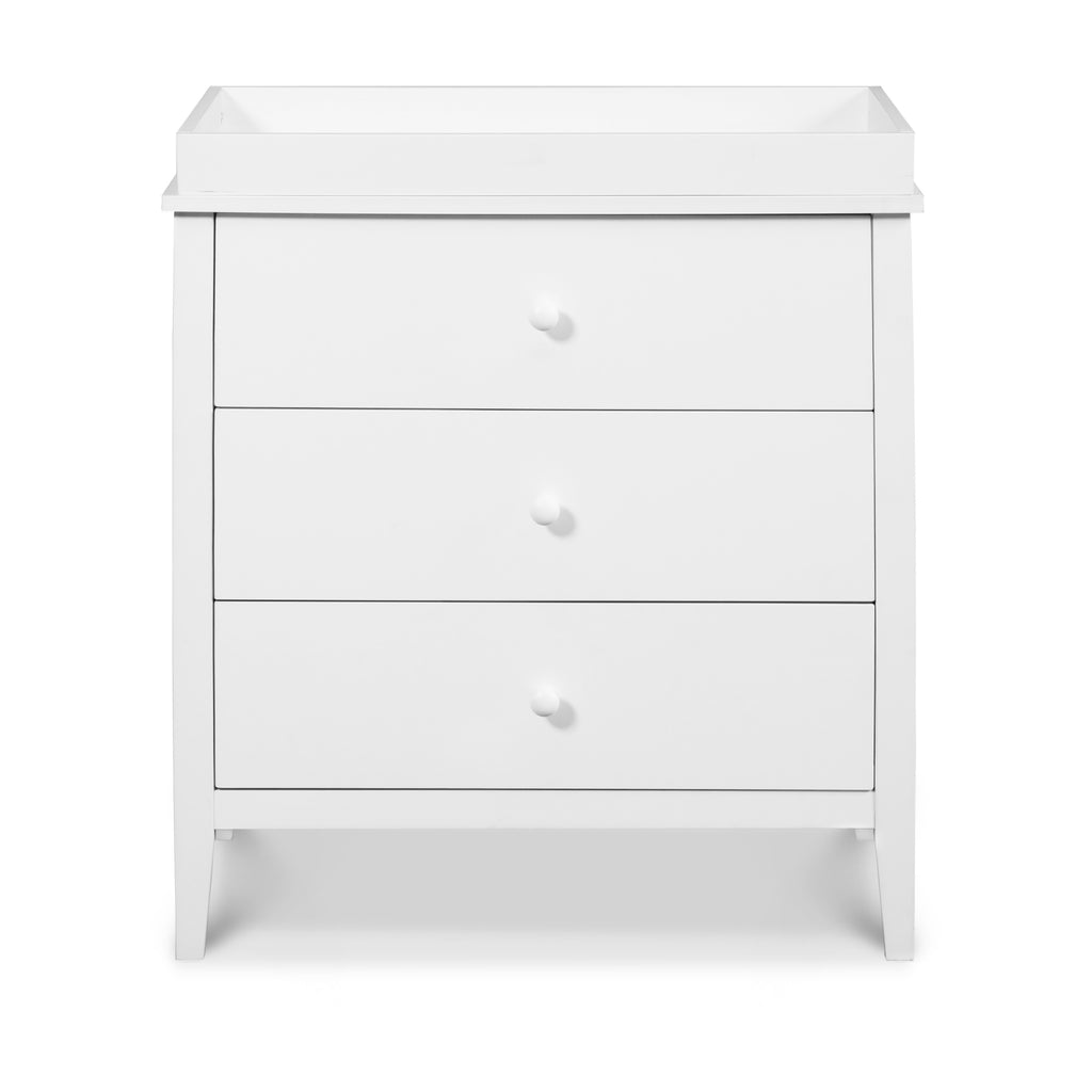 F11523W,Morgan 3-drawer Dresser in White Finish