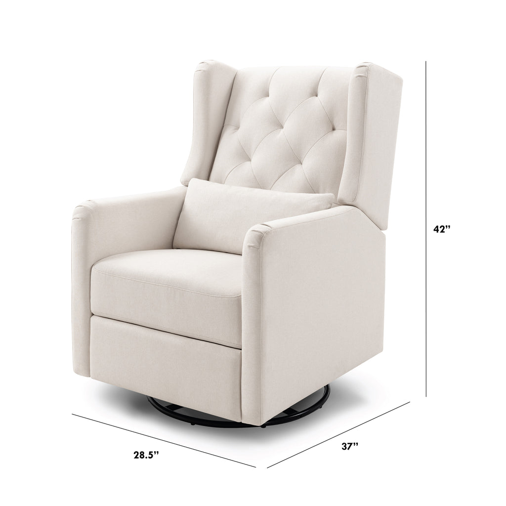 M22487PCMEW,Everly Recliner in Performance Cream Eco-Weave