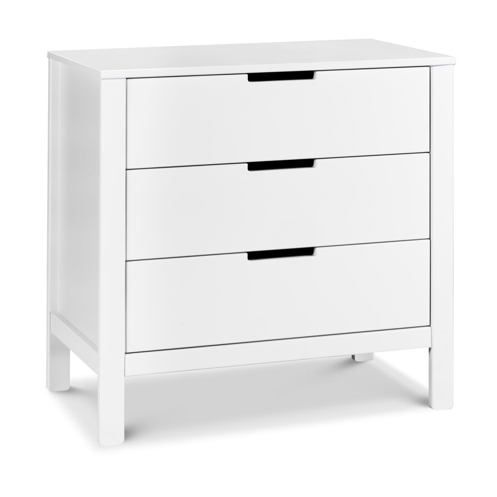 F11923W,Colby 3-drawer Dresser in White Finish