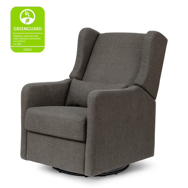 F19587PCM,Arlo Recliner and Swivel Glider in Performance Cream Linen Performance Charcoal Linen