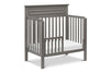 M4398SL,Autumn 2-in-1 Mini Crib and Twin Bed In Slate