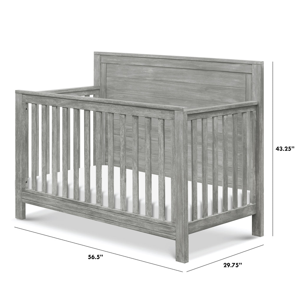 M13541CTG,Fairway 4-in-1 Convertible Crib in Cottage Grey