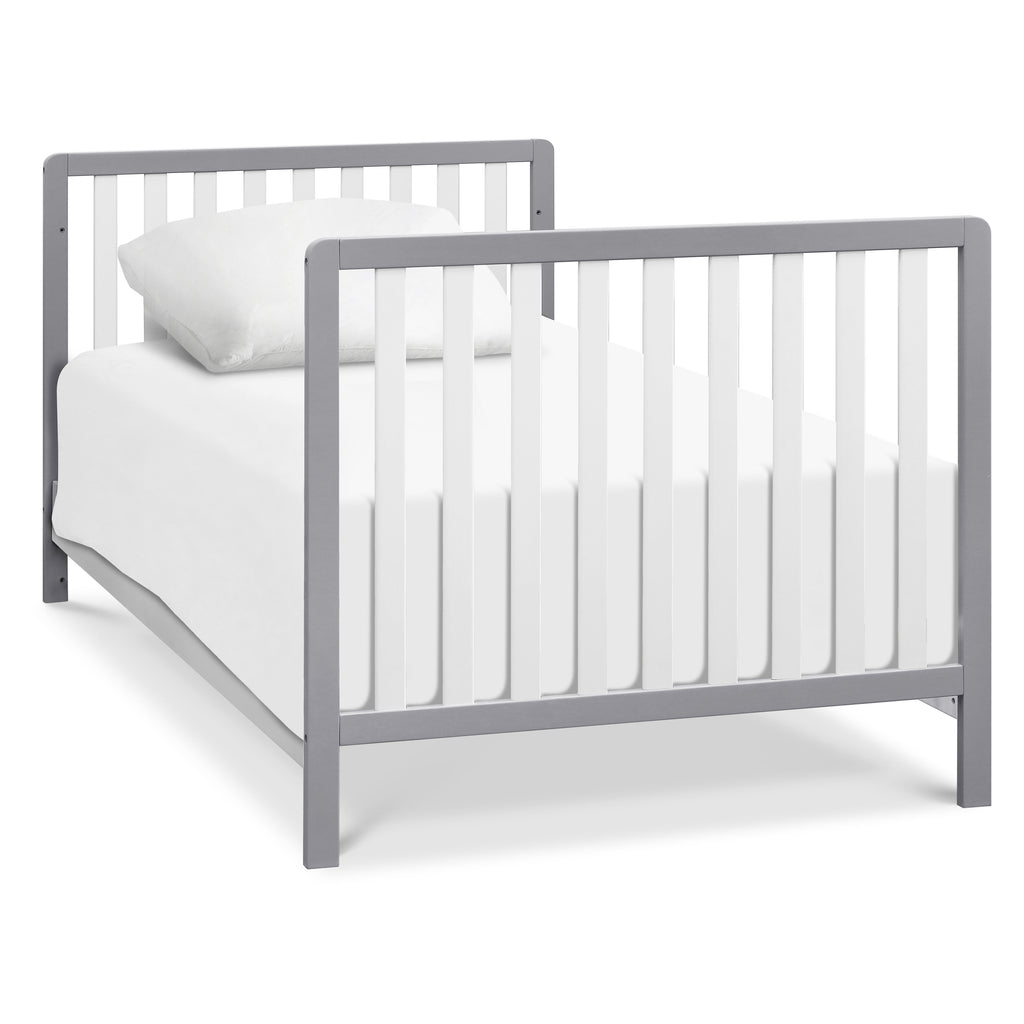 F11981GW,Colby 4-in-1 Convertible Mini Crib w/ Trundle in Grey and White