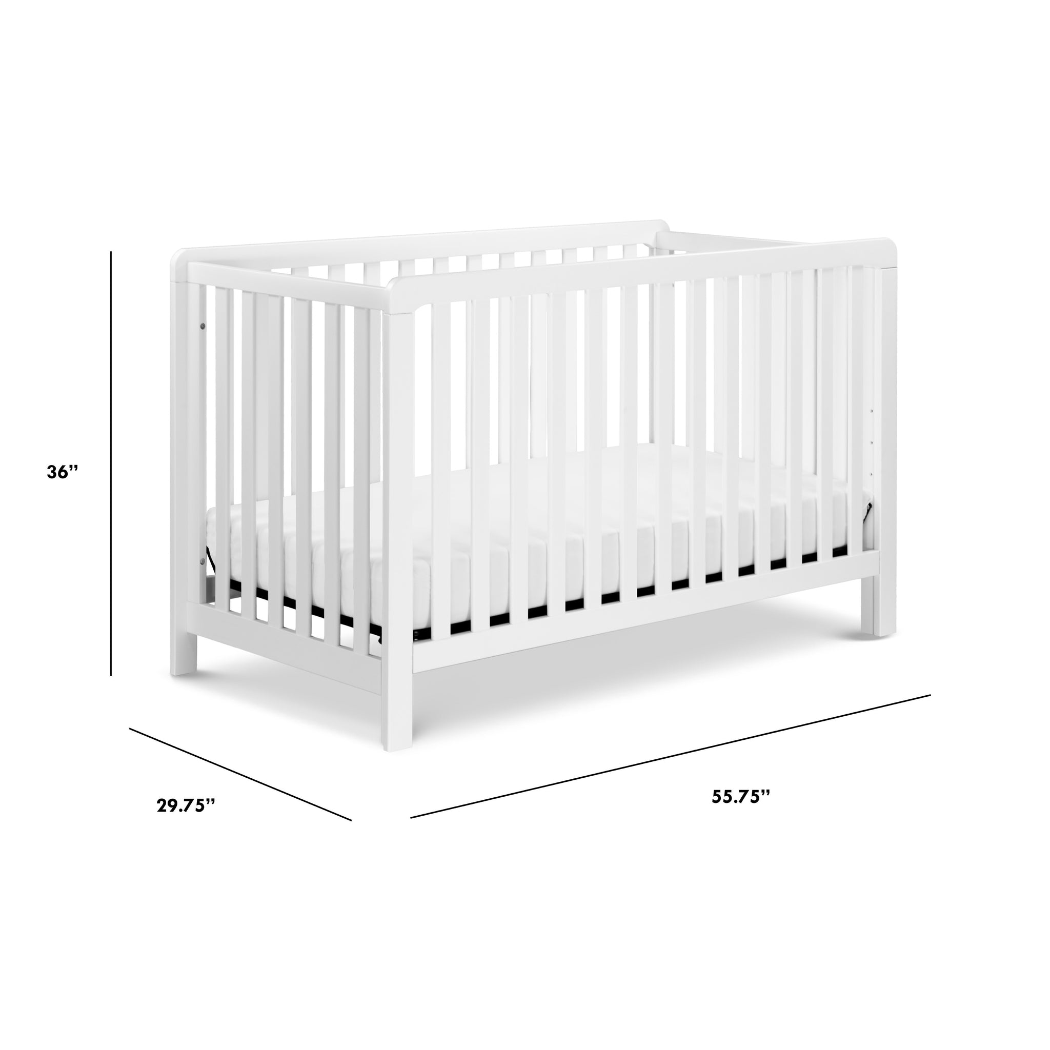 Carter's Colby 4in1 LowProfile Convertible Crib DaVinci Baby