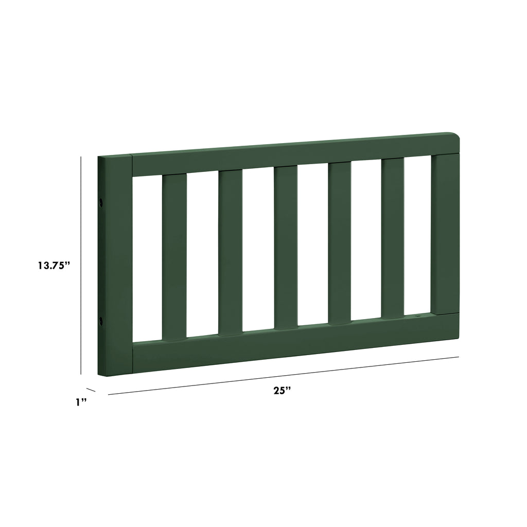 M12599FRGR,Toddler Bed Conversion Kit in Forest Green